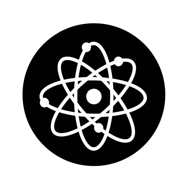 Illustration zum Atomsymbol — Stockvektor