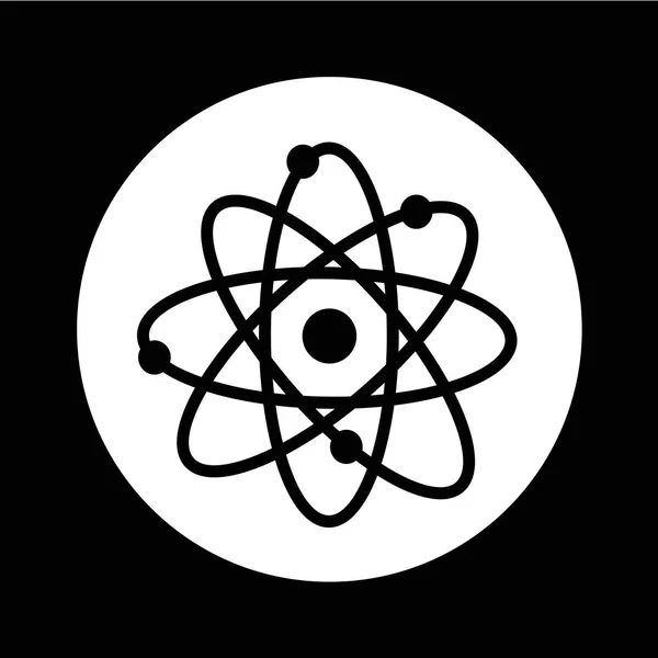 Illustration zum Atomsymbol — Stockvektor