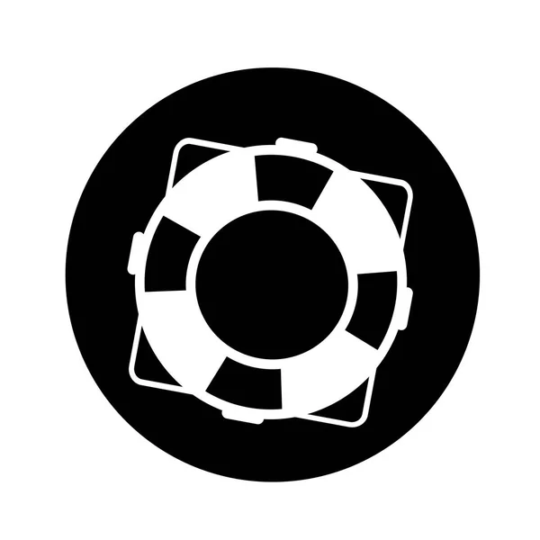 Ilustración del icono Lifebuoy — Archivo Imágenes Vectoriales