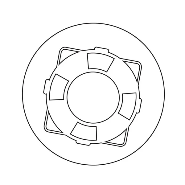 救生圈图标说明 — 图库矢量图片