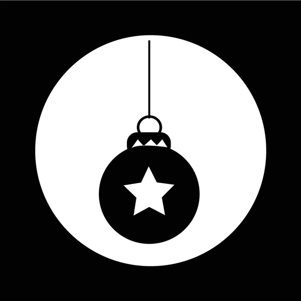 圣诞装饰球图标设计 — 图库矢量图片