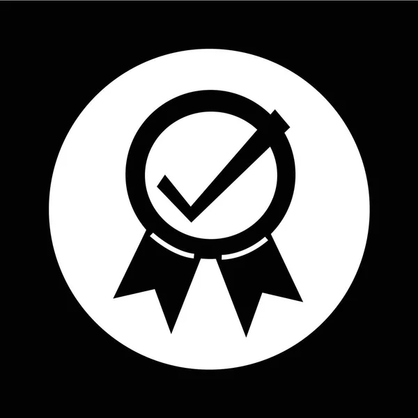 Certyfikowanych foka ikona designu — Wektor stockowy