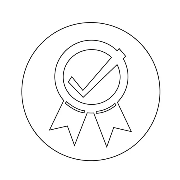 Certyfikowanych foka ikona designu — Wektor stockowy