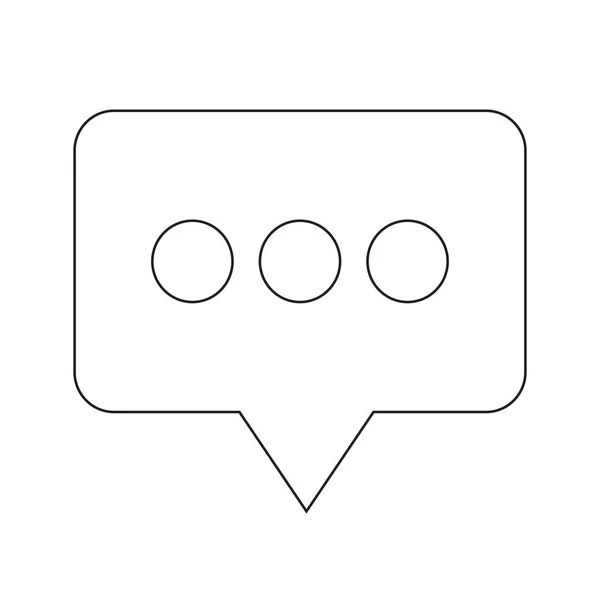 Spraak bubbels pictogram ontwerp — Stockvector