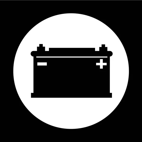 Auto batterij pictogram ontwerp — Stockvector