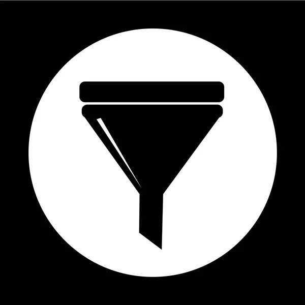 Filter ikon design — Stock vektor