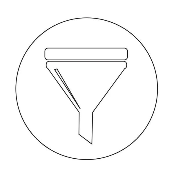 Design de ícone de filtro — Vetor de Stock