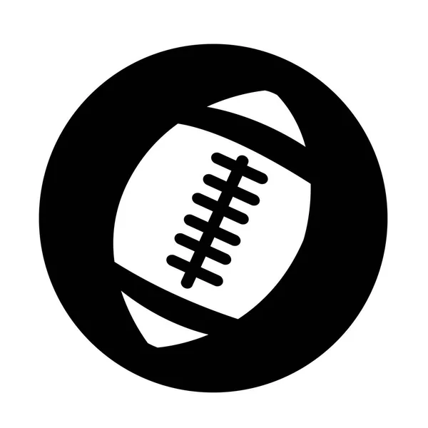 Design de ícone de futebol americano — Vetor de Stock