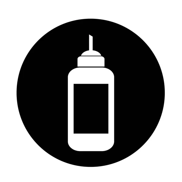 Ketchup üveg ikon tervezés — Stock Vector