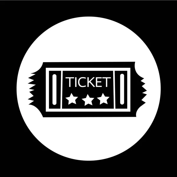 Дизайн иконки билета — стоковый вектор