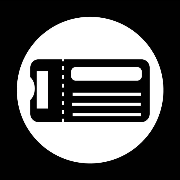 Ticket pictogram ontwerp — Stockvector