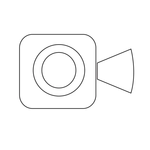 Иконка видеокамеры — стоковый вектор