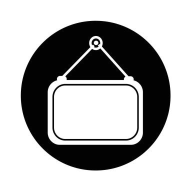 Boş etiket simgesi illüstrasyon tasarım