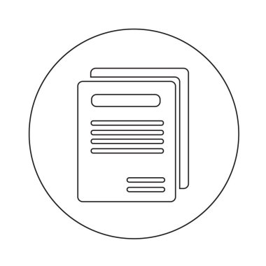 Kitap simgesini illüstrasyon tasarımı 