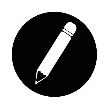 kurşun kalem simgesini illüstrasyon tasarımı 