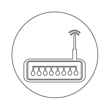 yönlendirici simgesi illüstrasyon tasarım 