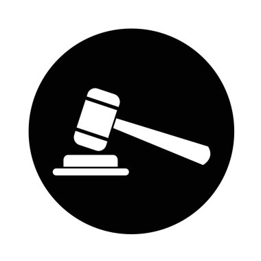 Tokmak simgesi illüstrasyon tasarım 