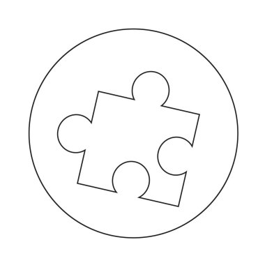 simgesi illüstrasyon tasarım bulmaca