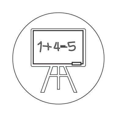 Blackboard simgesi illüstrasyon tasarım 