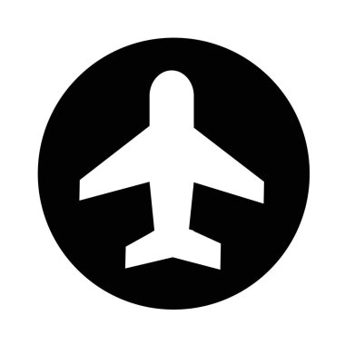 Hava uçak simgesi illüstrasyon tasarım