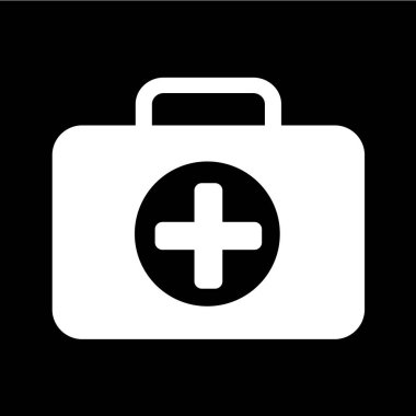 ilk yardım kutusu simgesi illüstrasyon tasarım