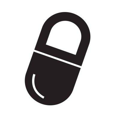 kapsül simgesi illüstrasyon tasarım