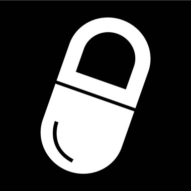 kapsül simgesi illüstrasyon tasarım