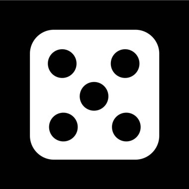 Simgesi illüstrasyon tasarım zar