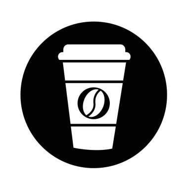 Kahve Kupası simge illüstrasyon tasarım