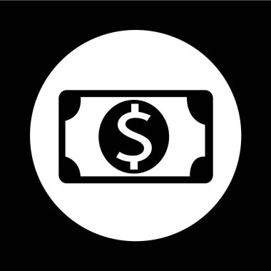 Para simgesi illüstrasyon tasarım