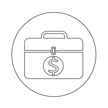 Para simgesi illüstrasyon tasarım