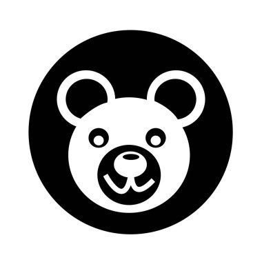 Simgesi illüstrasyon tasarım ayı