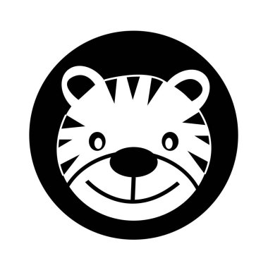 Kaplan simgesi illüstrasyon tasarım