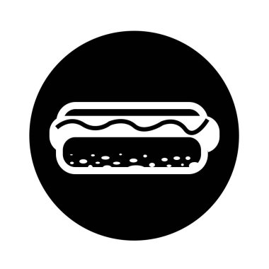 Hot dog simgesi örnek tasarım