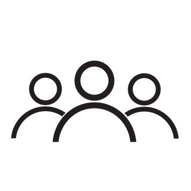 insanlar simge çizimi tasarımı