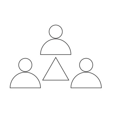 insanlar simge çizimi tasarımı