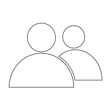 insanlar simge çizimi tasarımı