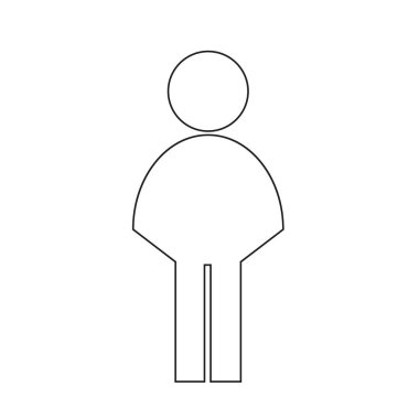 insanlar simge çizimi tasarımı