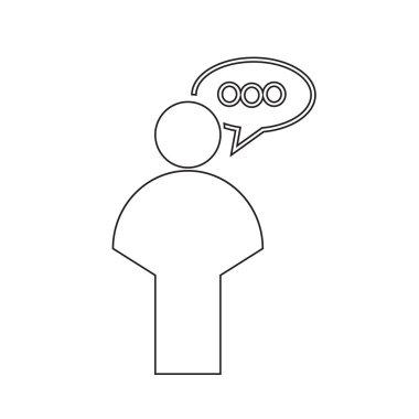 insanlar simge çizimi tasarımı