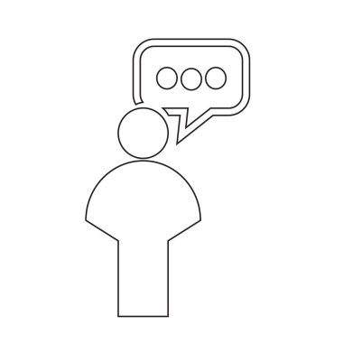 insanlar simge çizimi tasarımı