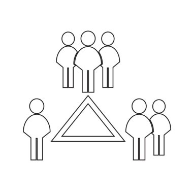 insanlar simge çizimi tasarımı