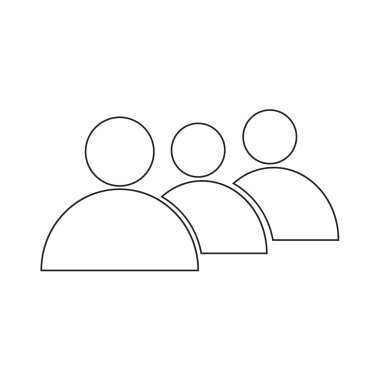 insanlar simge çizimi tasarımı