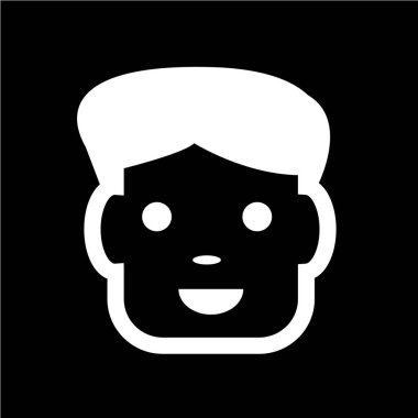 insanlar simgesi illüstrasyon tasarım yüz