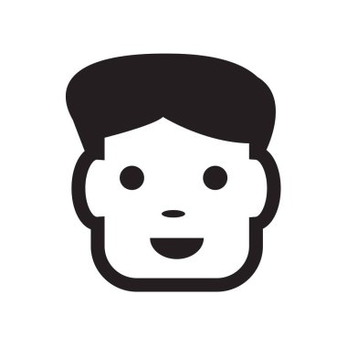 insanlar simgesi illüstrasyon tasarım yüz