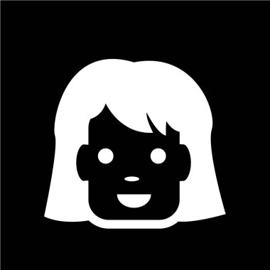 insanlar simgesi illüstrasyon tasarım yüz