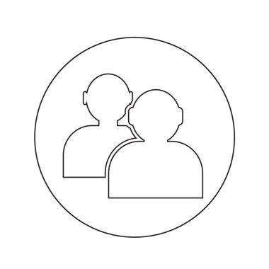 insanlar simge çizimi tasarımı