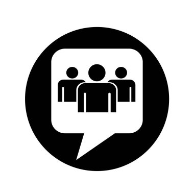 Kullanıcı işareti simgesi illüstrasyon tasarımı