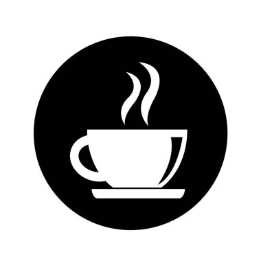 Kahve Kupası simge illüstrasyon tasarım