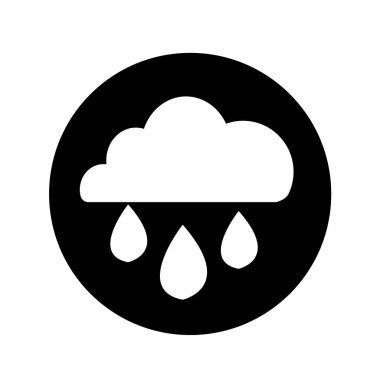 yağmur simgesi illüstrasyon tasarım