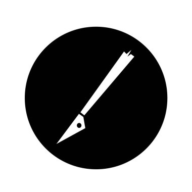 Dilim aracı simgesini illüstrasyon tasarımı